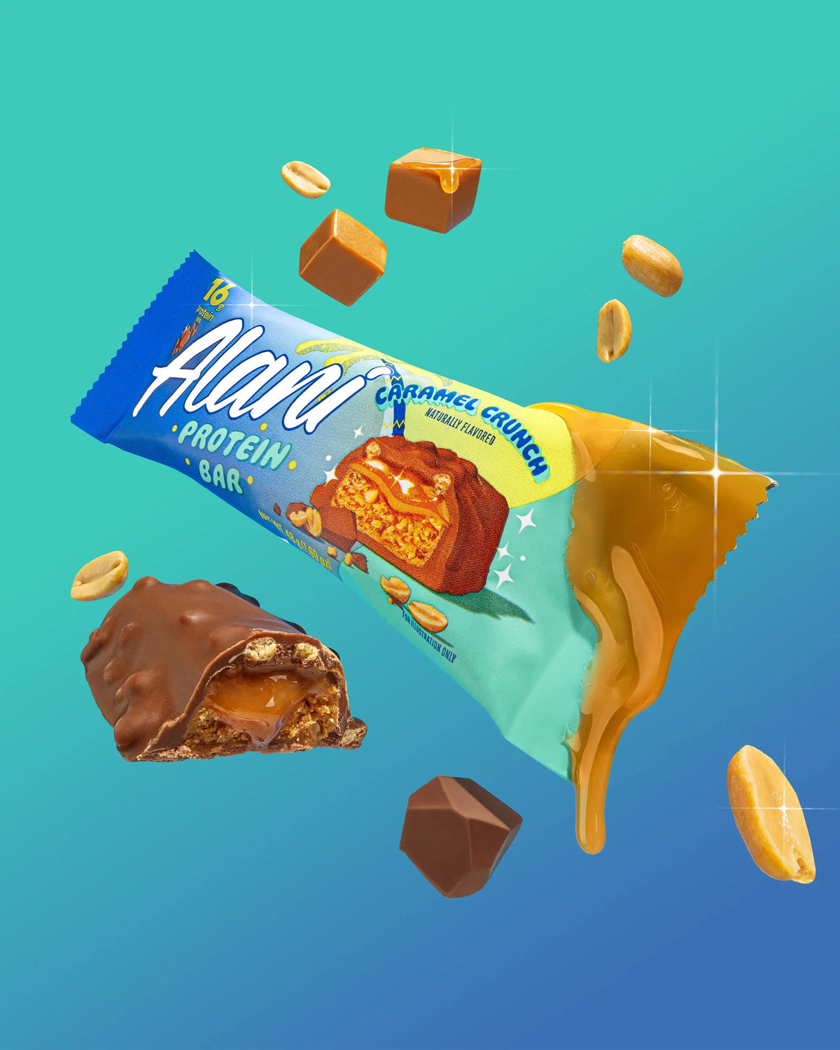 protein bar - caramel crunch