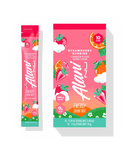 energy sticks - strawberry sunrise