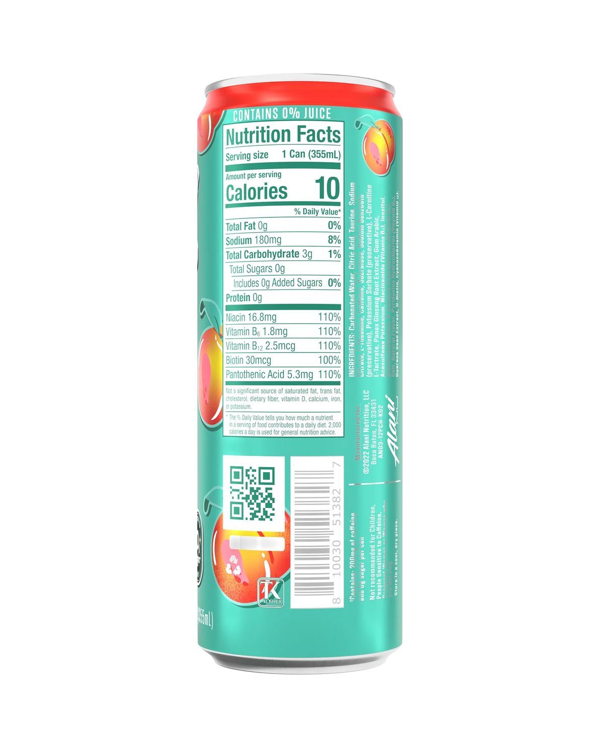 energy drink - juicy peach