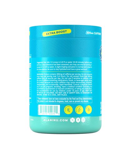 pre-workout+ - blue slush