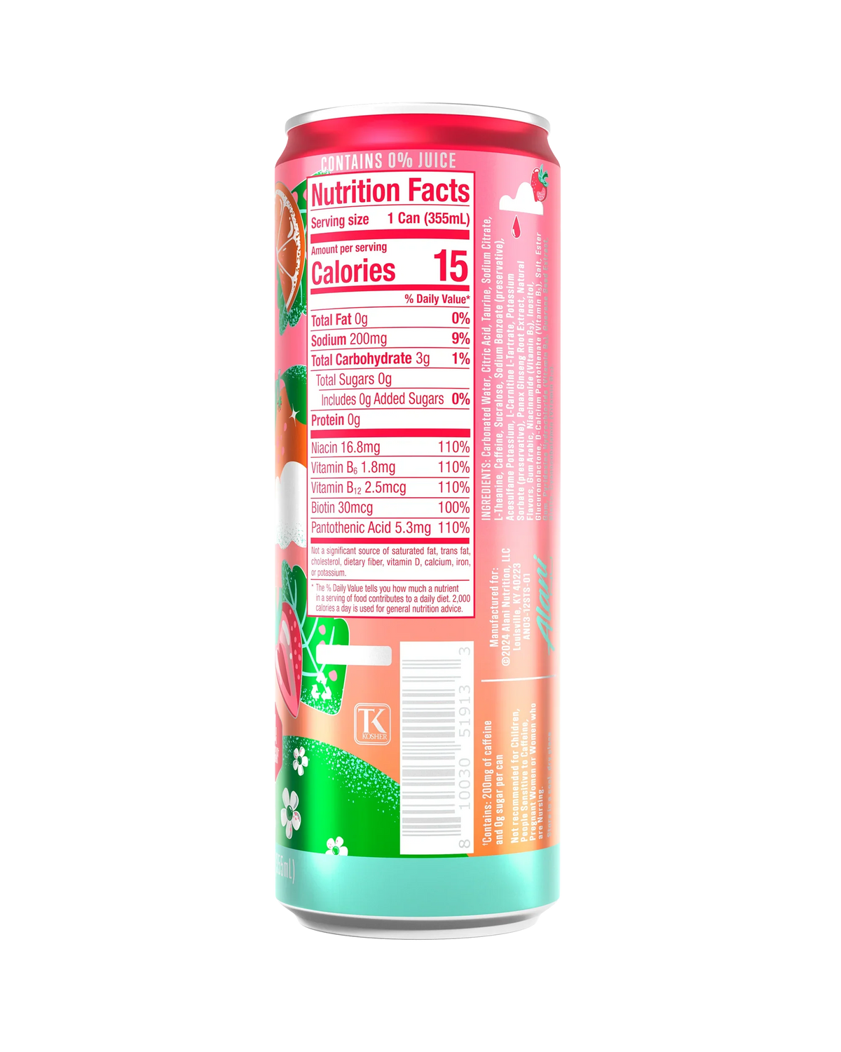 energy drink - strawberry sunrise