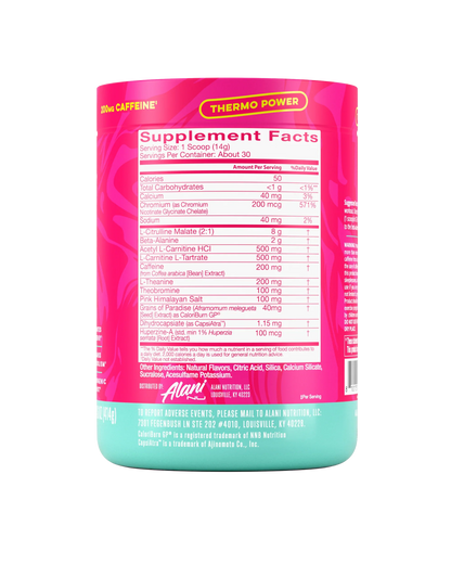 pre-workout+ burn - dragon fruit rush